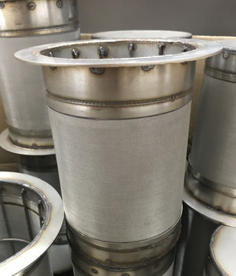Corrosion Proof 80mm Diameter Metal Filter Cartridge For Water Treatment